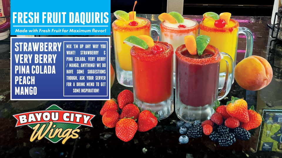 Fresh Fruit Daquiris